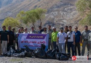 جمع آوری زباله ها از اشترانکوه
