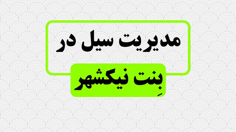 بنت نیکشهر و گروه‌‌های حاضر در این منطقه برای خدمت‌رسانی به سیل‌زدگان