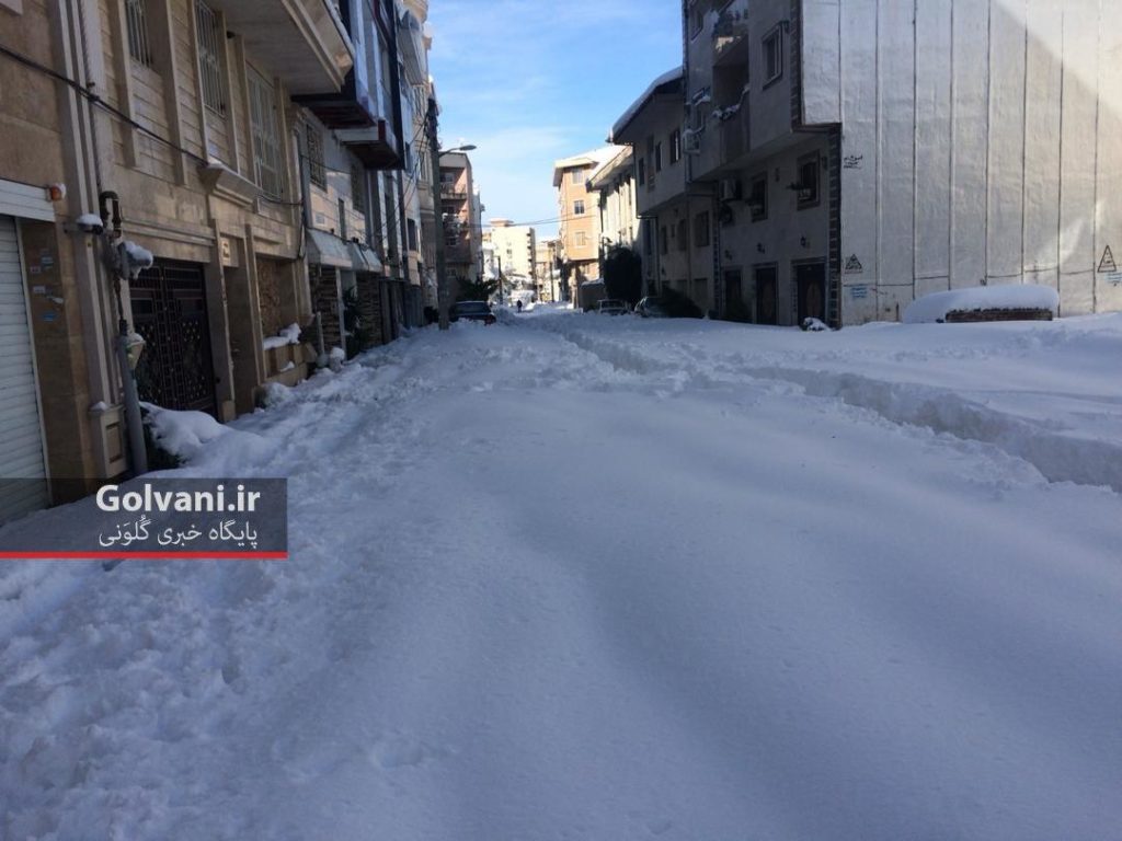 گزارش تصویری بارش شدید برف در شهر رشت؛ برف با شهر باران چه کرد؟