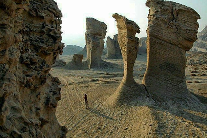 دره تندیس ها در جزیره قشم زمانی قسمتی از دریا بود