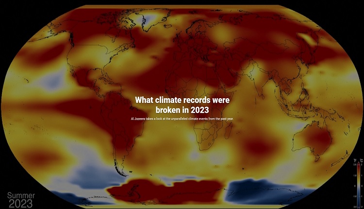 رکوردهای اقلیمی که در سال 2023 شکسته شدند