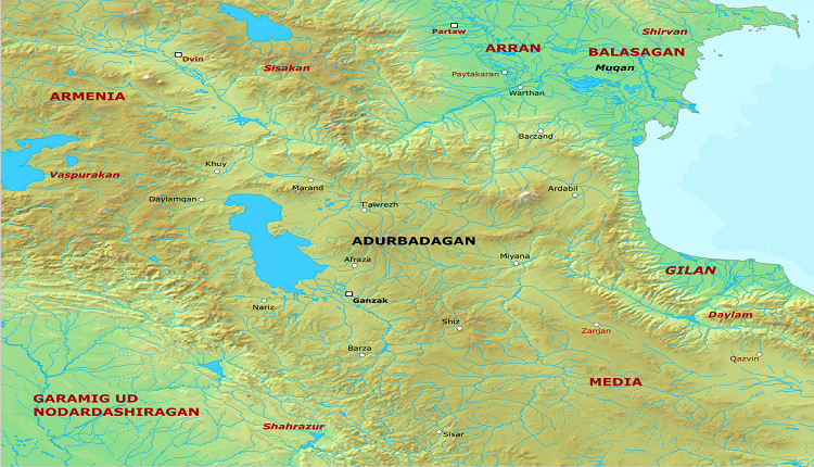 نام آذربایجان در شاهنامه