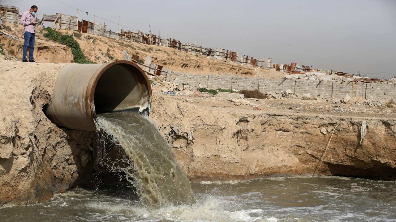 آلودگی ۸۵ هکتار اراضی اهواز بر اثر نشت فاضلاب خام